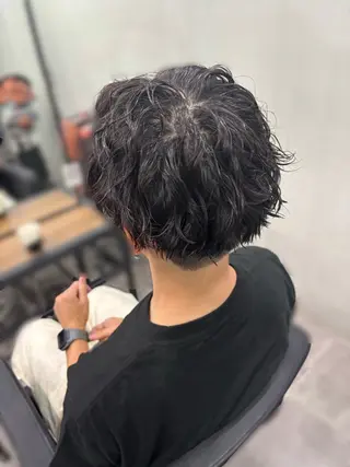 メンズ yui/パーマ/ メンズカットのヘアスタイル