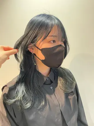 ロング カラー 大人ボブと似合 わせカラー/馬場 翼のヘアスタイル
