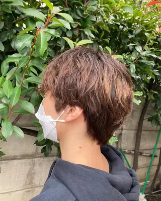 ショート カラー メンズ 田牧 みゆきのヘアスタイル