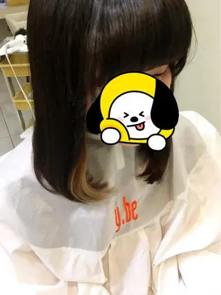 カラー 金村 綾芽のヘアスタイル