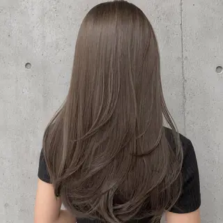 ロング カラー パーマ ヘアアレンジ 🌱透明感カラー🌱 レイヤー/コウスケのヘアスタイル