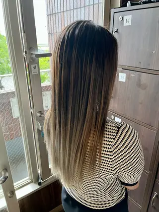 ロング 武田 悠司のヘアスタイル