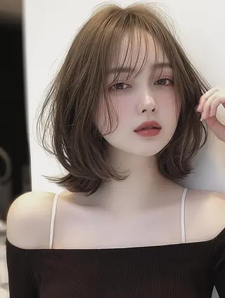 ミディアム FOCUS JAPAN2のヘアスタイル