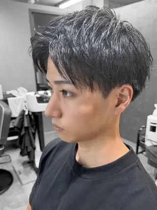メンズ ANNAメンズカット パーマ縮毛矯正🧡のヘアスタイル