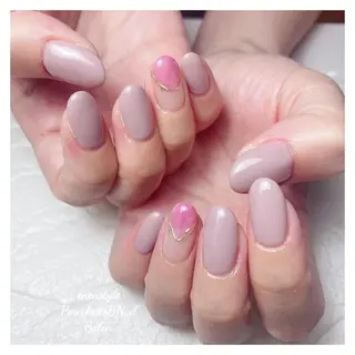 ミディアム ネイル 🐾enen style 🐾のネイルデザイン