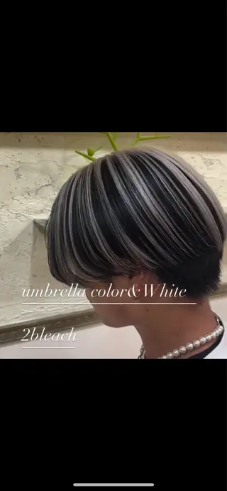 カラー 西村 遼馬のヘアスタイル
