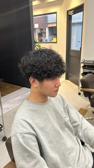 メンズ 上田 克哉のヘアスタイル
