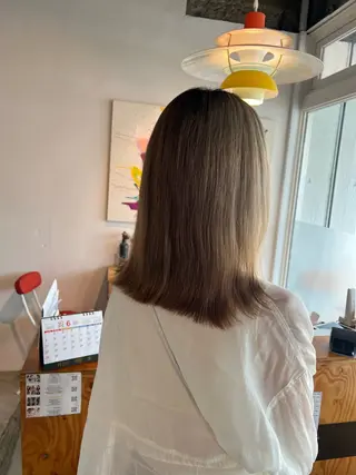 ミディアム くまざき なな /パーマモデル募集中のヘアスタイル
