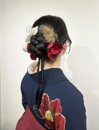 ロング YUMEYAKATA 五条店のヘアスタイル