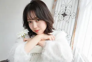 ミディアム カラー Rico OFFICIALのヘアスタイル