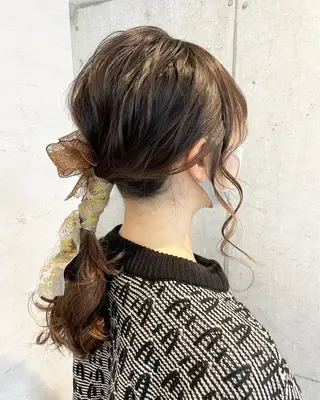 ヘアアレンジ はやしほのか| マンツーマン美容師のヘアスタイル