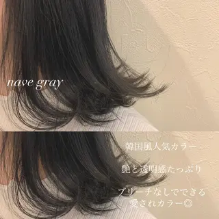 ショート カラー レイヤー/艶髪 🇰🇷Ryotaのヘアスタイル