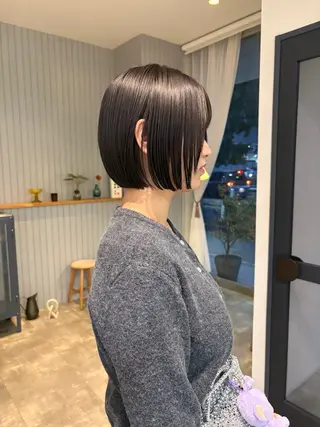 ショート 濱田 香澄のヘアスタイル