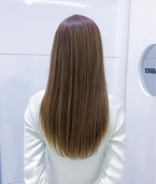 ロング パーマ 趙 英来のヘアスタイル