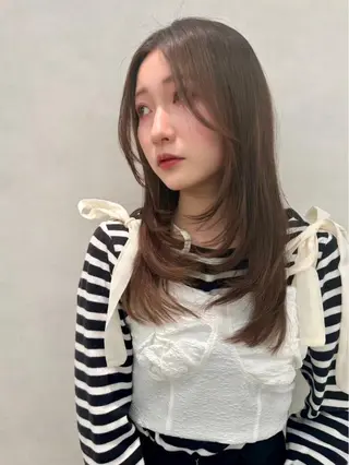 ロング カラー ヘアアレンジ ✨レイヤー/ 透明感カラー✨冨永剛のヘアスタイル