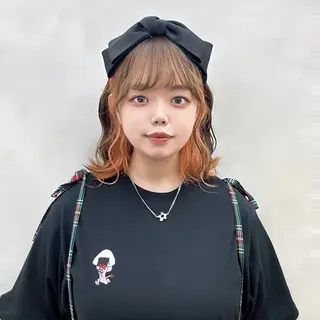 ミディアム カラー 髪質改善/縮毛矯正/ 艶カラー🦢川上葵のヘアスタイル
