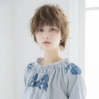 ショート 🇰🇷韓国風艶髪✨ 髪質改善 倉岡しおんのヘアスタイル