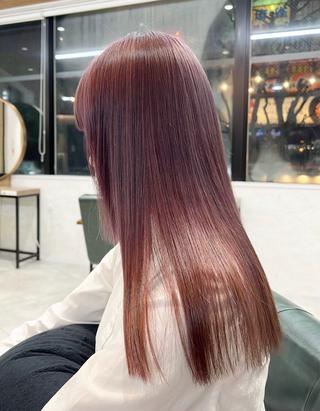 ロング カラー 🪷ダブルカラー/ 透け感カラー🪽のヘアスタイル