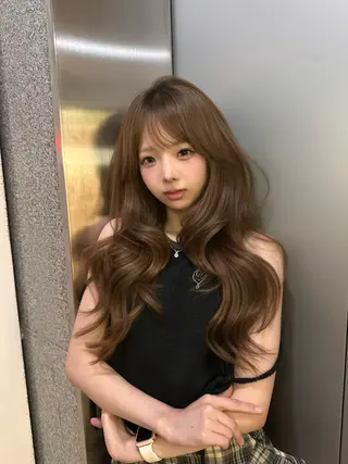ロング カラー 上品モテヘア🩶 karen🩶のヘアスタイル
