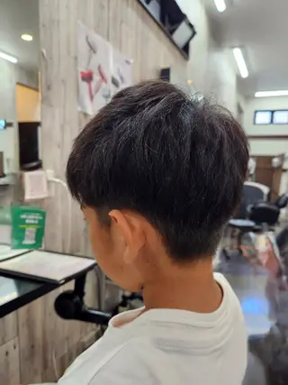 キッズ ショート 岩瀬 未来のヘアスタイル