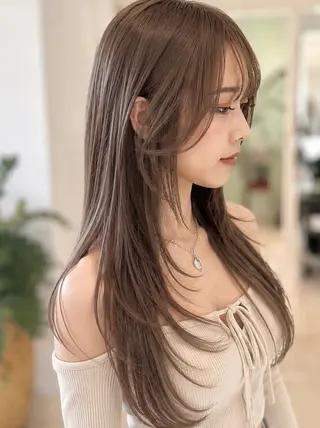 ロング カラー 金子 直樹のヘアスタイル