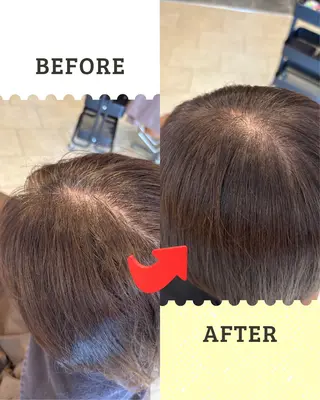 カラー 沖本 あやののヘアスタイル
