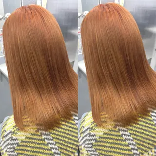セミロング カラー 透明感カラー🪿🤍 顔まわりカットのヘアスタイル