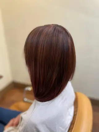 カラー 梅田 拓実のヘアスタイル