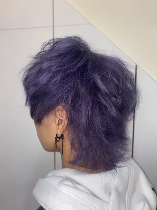 メンズ ゆぴ☾/推しカラー /ハイトーンのヘアスタイル