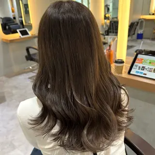 ロング カラー ヘアアレンジ ブリーチなしカラー /新百合ヶ丘/安形翔のヘアスタイル