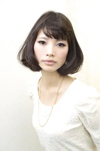 ミディアム 髪質改善/デザイン/ 天王寺/奥野和広のヘアスタイル