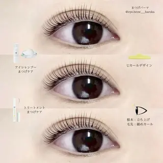 マツエク・マツパ eyelist harukaのマツエク・マツパデザイン