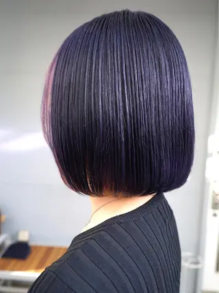 ミディアム カラー ヘアアレンジ lani ブリーチ /ダブルカラーのヘアスタイル