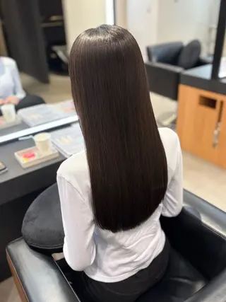ロング 髪質改善・水素カラー ARIA(ému)のヘアスタイル