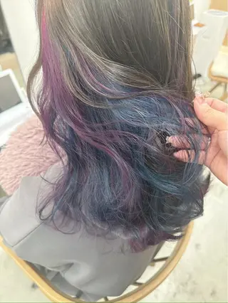 セミロング カラー 🌹花屋併設🌹 横山 洋幸のヘアスタイル