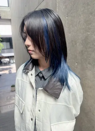 ミディアム ミヤザキ ソウマのヘアスタイル