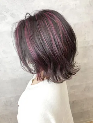 ミディアム 内藤 繁のヘアスタイル