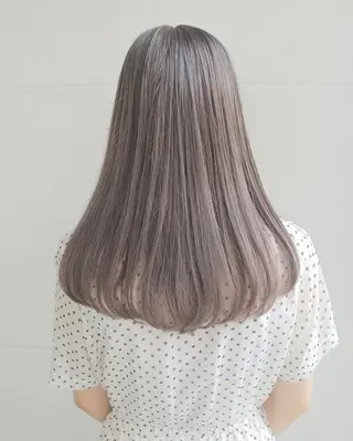 セミロング カラー 長島 良翼のヘアスタイル
