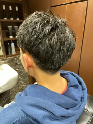 ショート メンズ 安田 遥のヘアスタイル