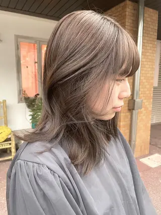 ミディアム カラー Re;tique🎀 ／ricoのヘアスタイル