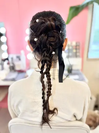 ロング 北本 美幸のヘアスタイル