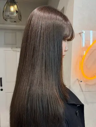 ロング カラー 透明感カラー🫧🎀 まりなのヘアスタイル