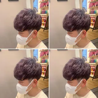 カラー メンズ メンズパーマ特化 望月謙二郎のヘアスタイル