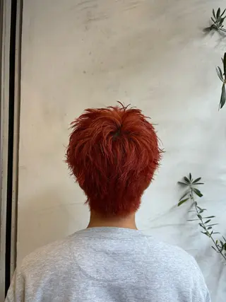 カラー メンズ 【ハイトーン特化】 🦋森山陽向/大宮のヘアスタイル