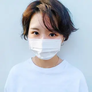 ショート カラー 中川 竜誠のヘアスタイル