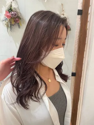 ロング カラー PooL ♥ かたやま ひなこのヘアスタイル