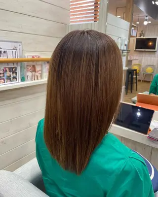 カラー パーマ ヘアアレンジ メンズ キッズ ネイル マツエク・マツパ Saffyハリウッド トリートメント◎のヘアスタイル