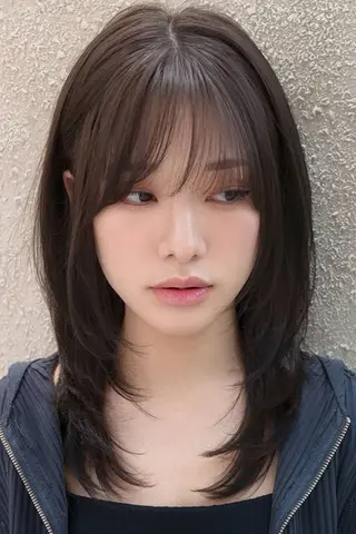 ミディアム 髪質改善・ 縮毛矯正・清水天空のヘアスタイル