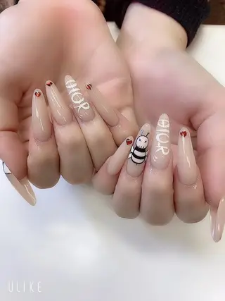 ロング JNA認定講師🌸 RIEのネイルデザイン