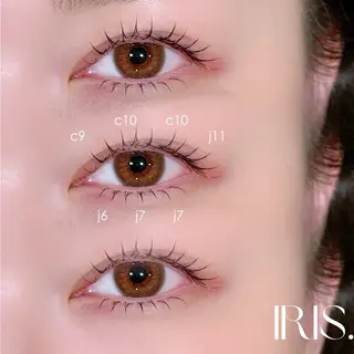 マツエク・マツパ IRIS. rinaのマツエク・マツパデザイン
